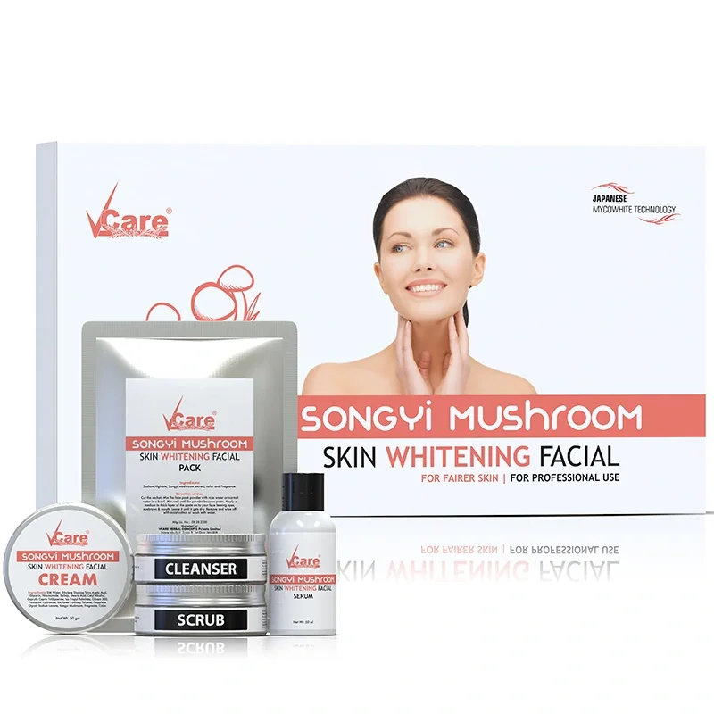 Buy Vcare Songyi Mushroom Skin Whitening Facial Kit,Songyi Mushroom facial kit,Skin Whitening Facial Kit,best facial kit,vitamin c facial kit